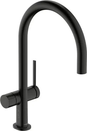 Hansgrohe Talis mosogató csaptelep elzárószeleppel csiszolt fekete króm 72805340