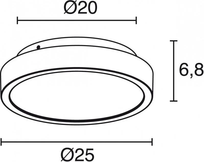 NOVOLUX 547A-L0118A-03 BLERA ROUND Modern Kültéri Mennyezeti Lámpa Fehér, Szürke LED IP54