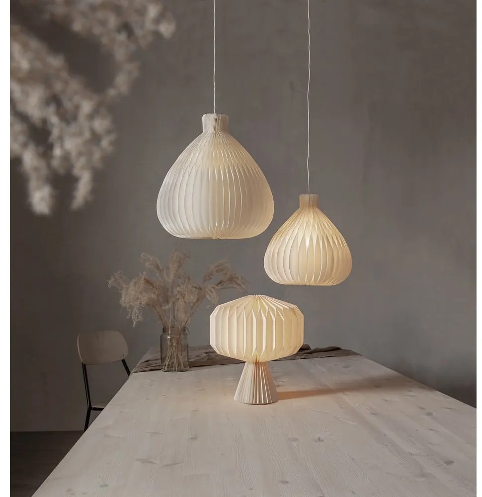 Krémszínű lámpabúra ø 30 cm Honeycomb – Star Trading