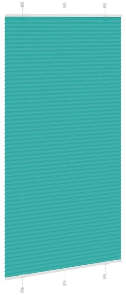 pliszírozott redőny Benzinzöld 105x200 cm Szövetszélesség