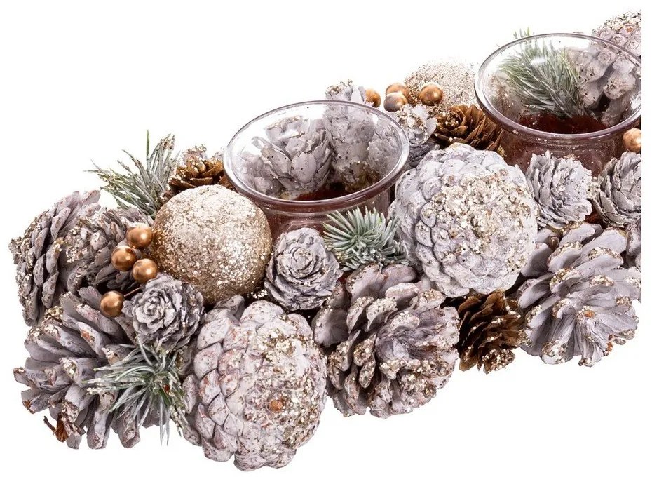 Műanyag-üveg gyertyatartó – Casa Selección