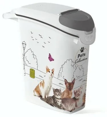 Curver Élelmiszer-tartály, macskamintás, 23 l / 10kg, 10 l