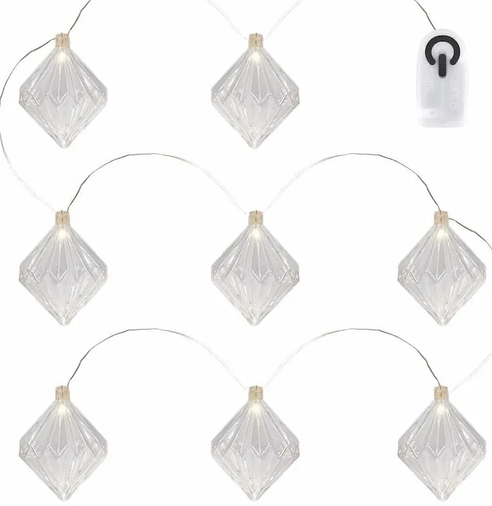 Fényfüzér, izzók száma 8 db, hosszúság 103 cm Nellie – Sirius