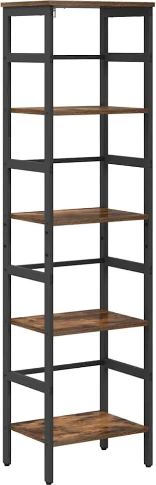 vidaXL Könyvespolc Füstölt tölgy 40 x 29,5 x 149 cm Faanyag