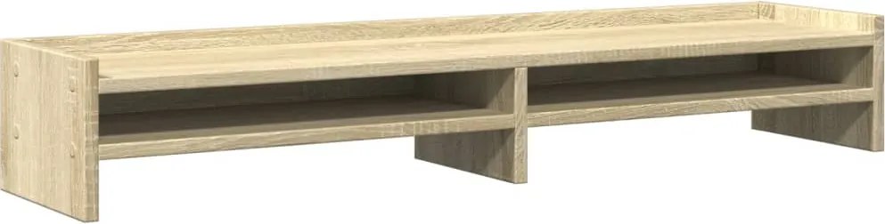 vidaXL sonoma tölgy színű szerelt fa monitorállvány 100 x 24 x 16 cm