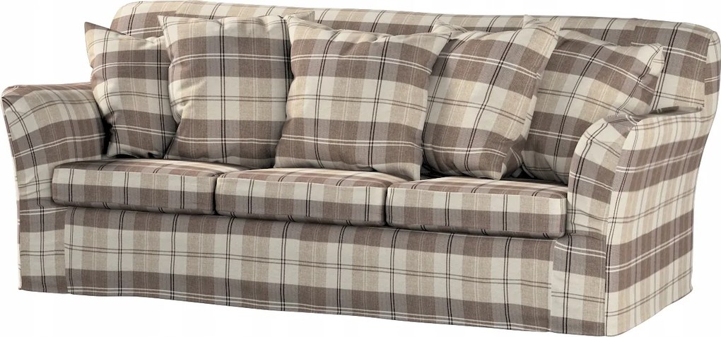 Dekoria Tomelilla 3 személyes kinyitható kanapé huzat Ikea barna