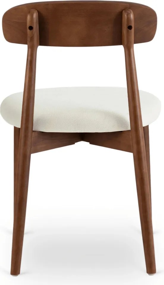 Krzesło ALVIN Orzech/Beż