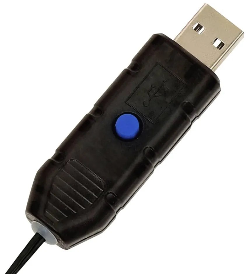 könnyen felállítható műkarácsonyfa 50 db LED-fénnyel 120 cm