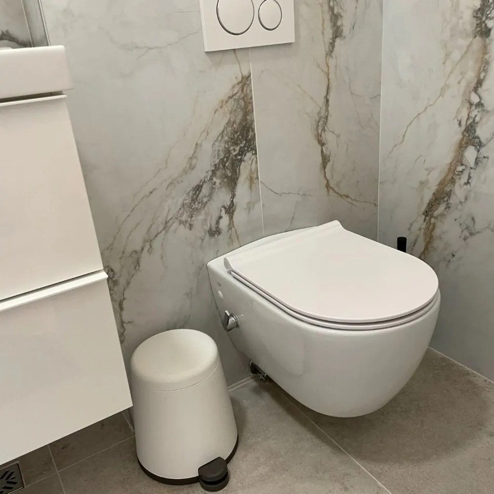 CeraStyle CITY fali WC - BEÉPÍTETT bidé funkcióval - rimless - perem nélküli