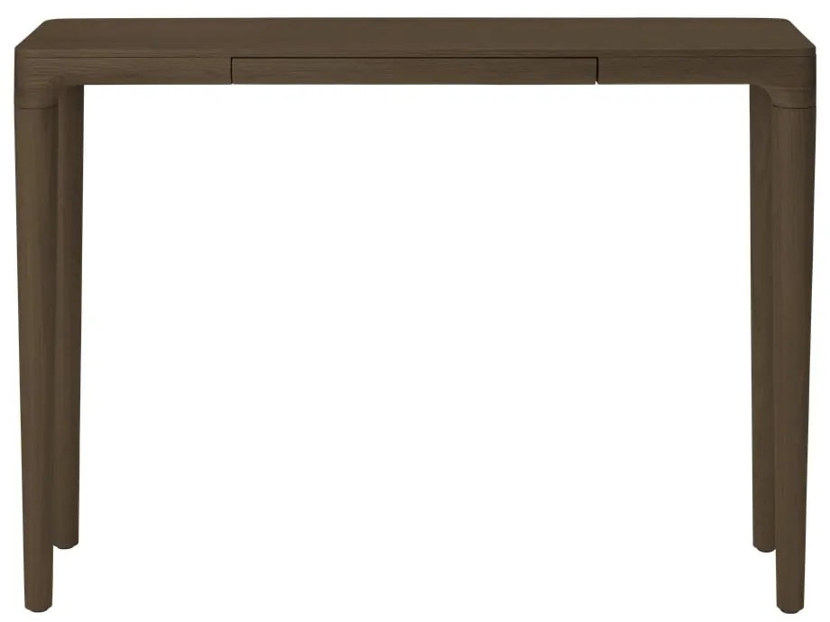 Barna tölgyfa konzolasztal 12x110 cm Heart'n'Soul – UMAGE