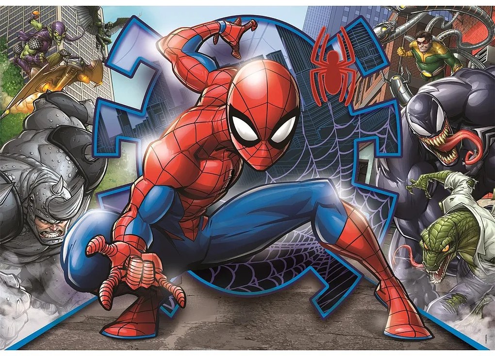 Pókember Action 104 db-os puzzle Clementoni