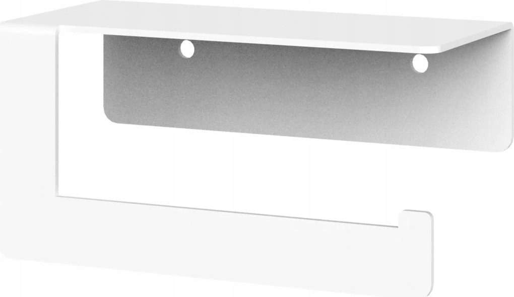 WC-papír tartó fehér Loft fém ipari fali W2-B