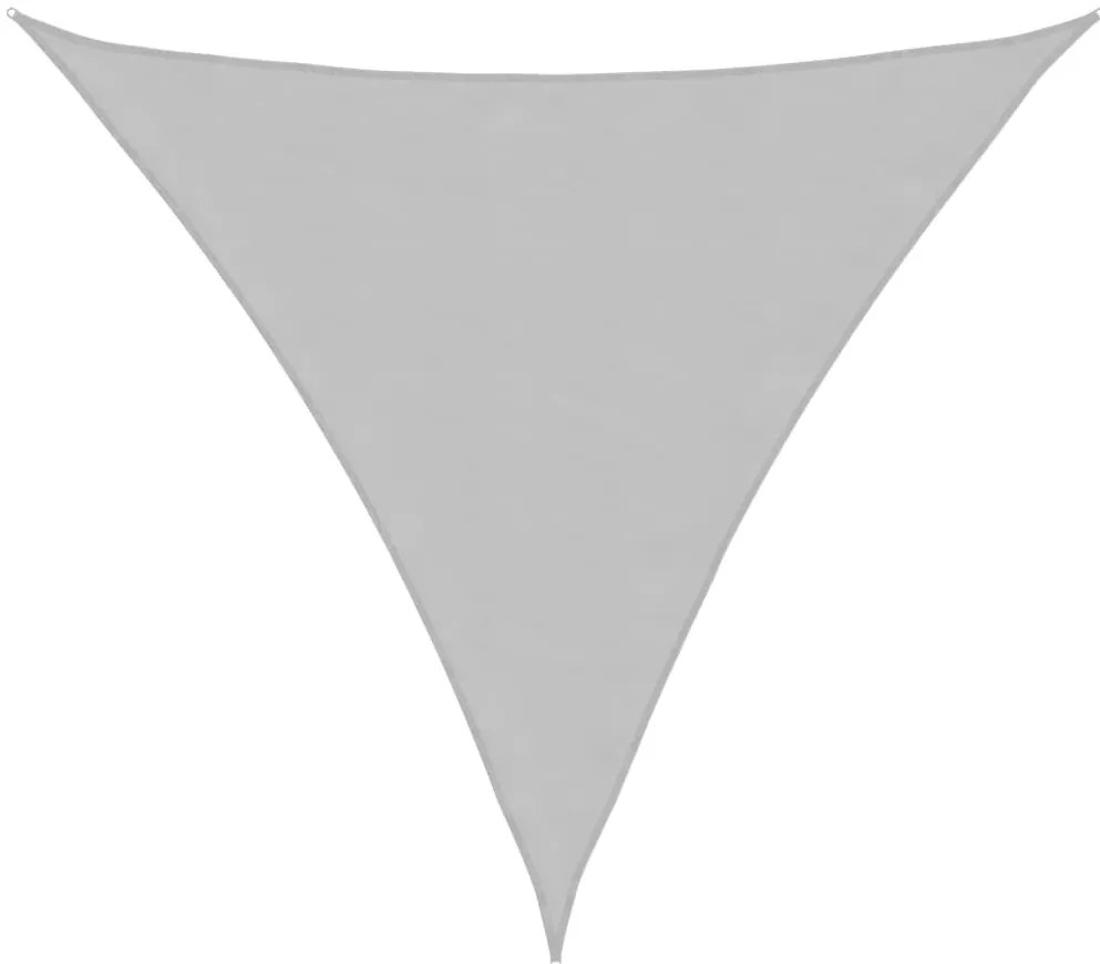 világosszürke 100% poliészter oxford szövet napvitorla 5x5x5 m