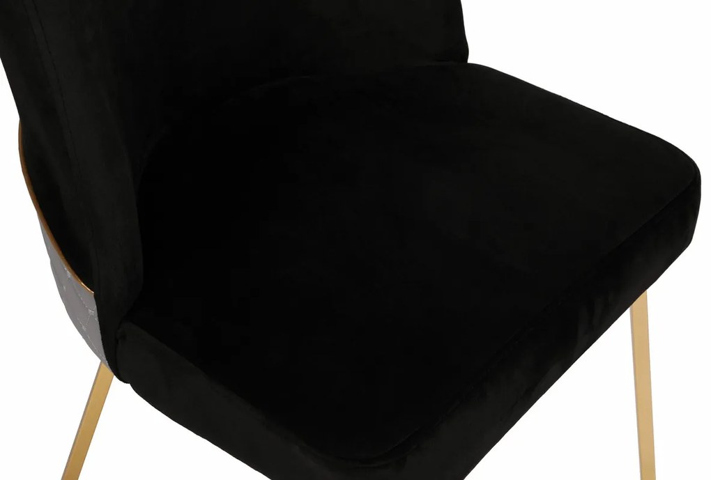 Madrid Black étkezőszék szett, 4 db, 4 db