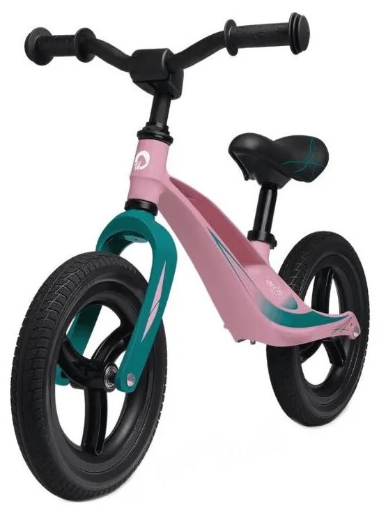 Lionelo - Tolós bicikli BART TOUR rózsaszín/zöld
