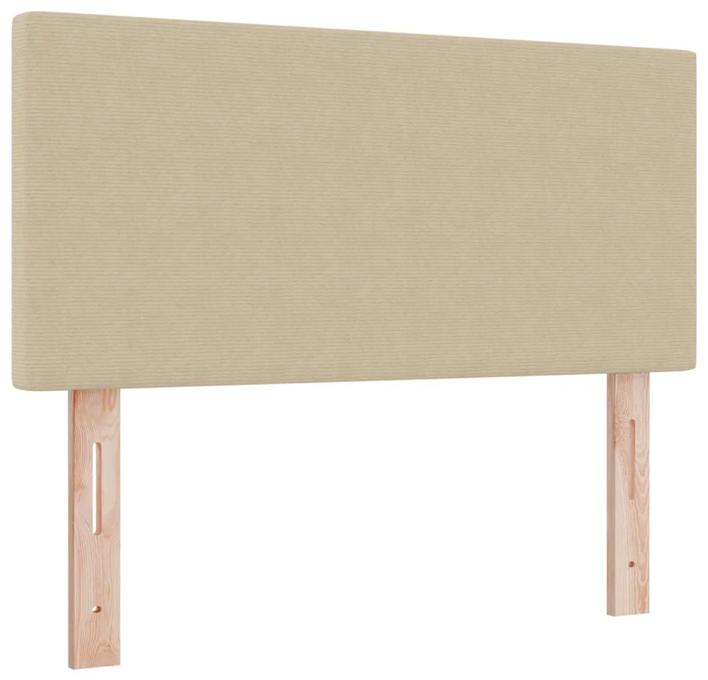 LED ágytámla LED -es lámpákkal Szürke zöld 80 cm szövet