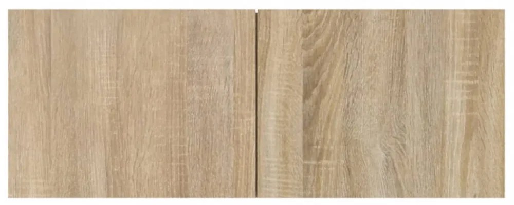 4 db sonoma-tölgy színű szerelt fa TV-szekrény 80 x 30 x 30 cm