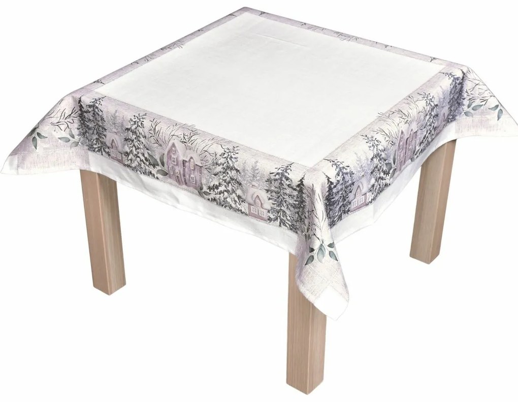 Karácsonyi terítő Téli nosztalgia, 85 x 85 cm