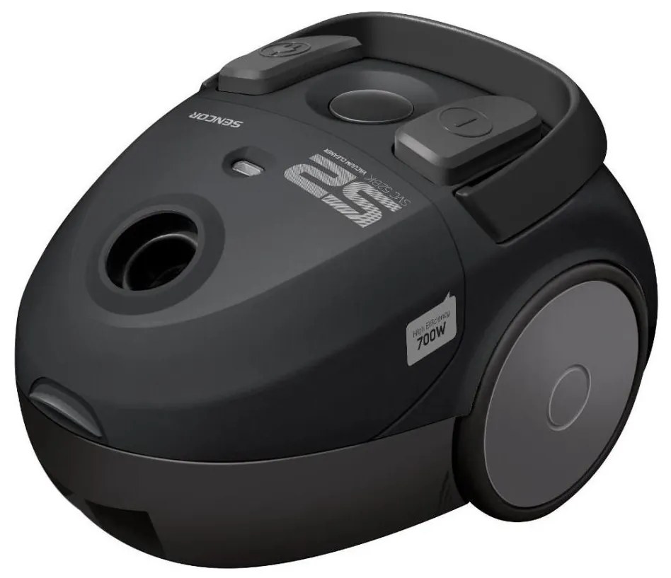 Sencor - Porzsákos porszívó 1,5 l 700W/230V fekete