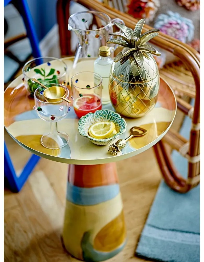 Fém kerek tárolóasztal ø 45,5 cm Brooke – Bloomingville