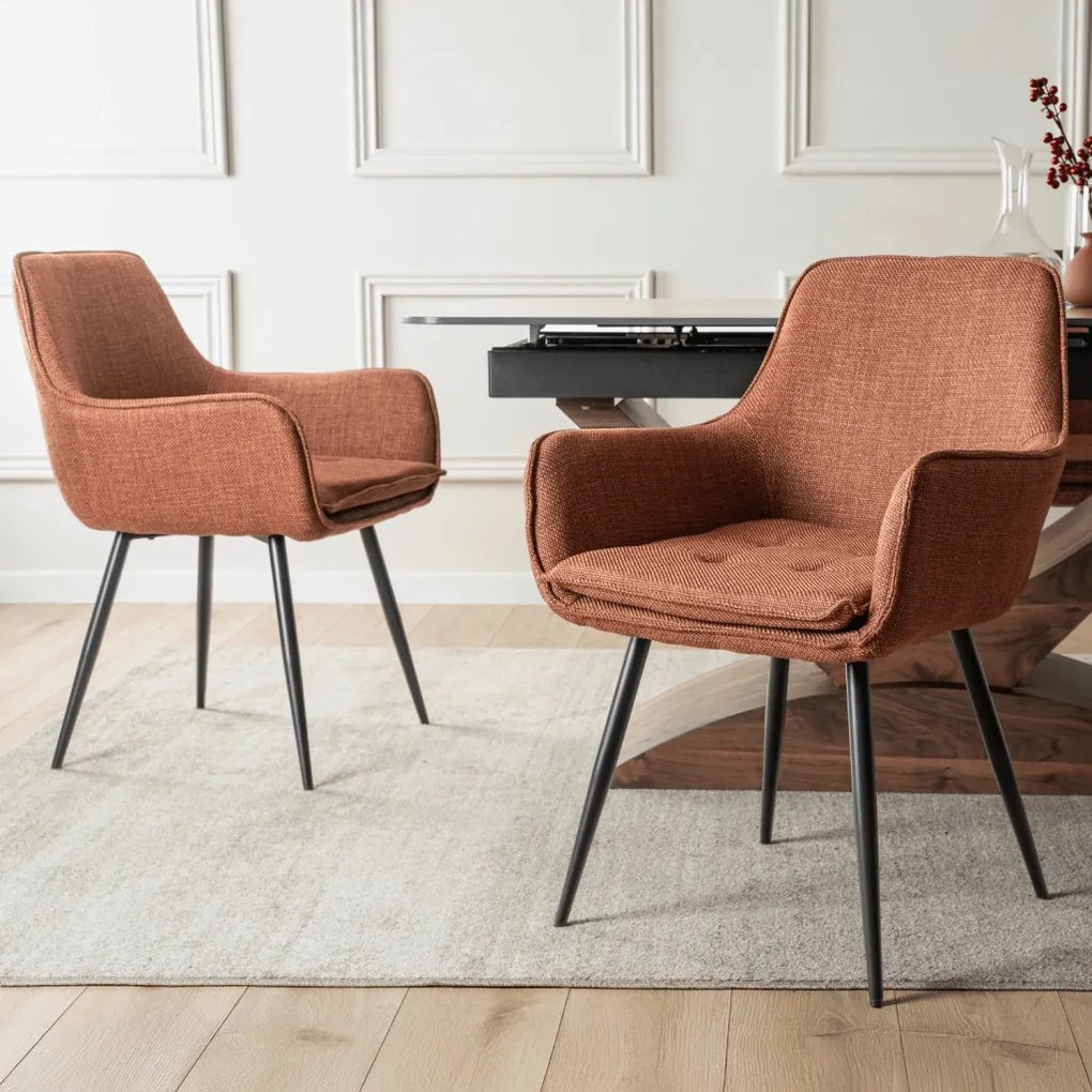 Szék vörösesbarna színben – EDRICK