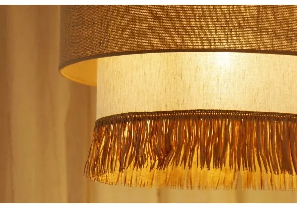 Brilagi - WINNETOU BOHO lógólámpa 1xE27/15W/230V, 45 cm, barna/krém