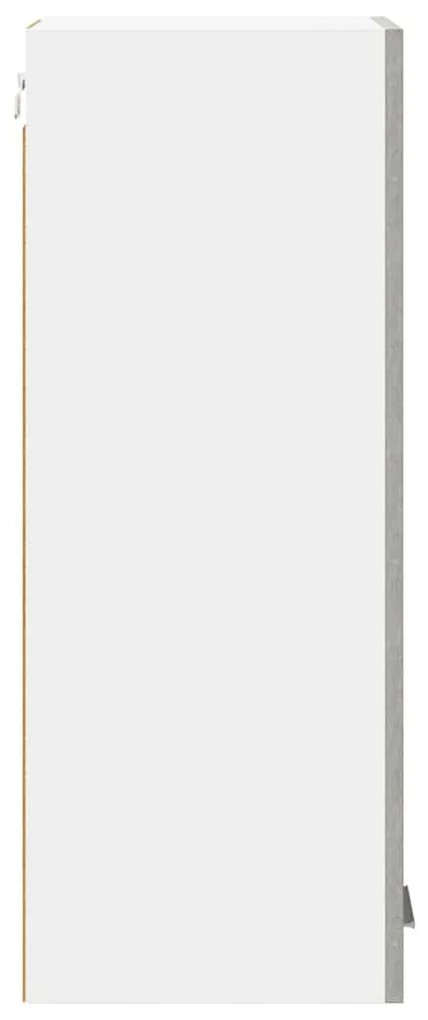 Függő szekrény Riga 2 pcs Beton szürke és fehér 30 x 31 x 80 cm