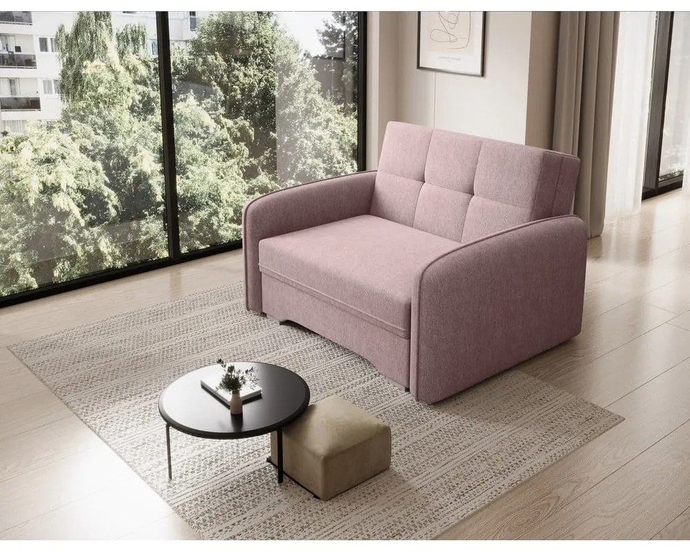 Rózsaszín fotel Laine – ELTAP