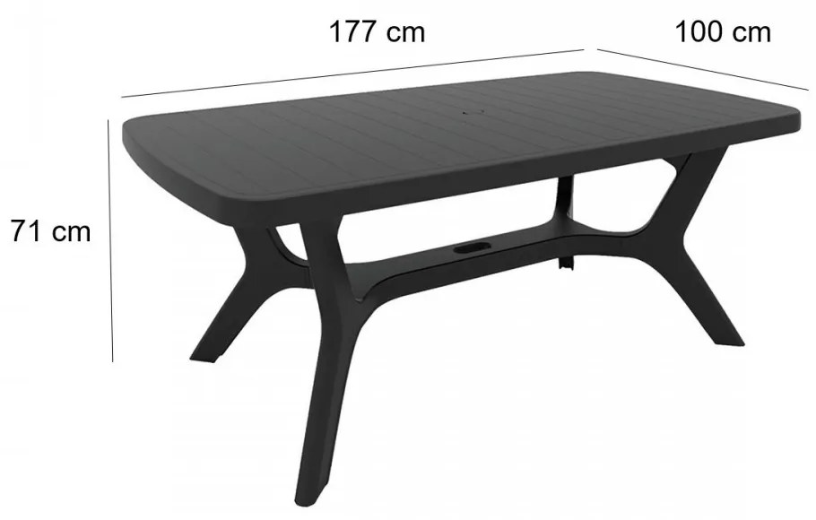 Balimore 4+1 kerti bútor garnitúra szett