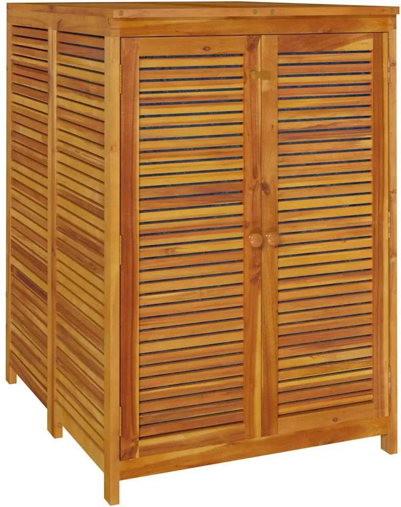 vidaXL tömör akácfa kerti tárolóláda 70 x 87 x 104 cm
