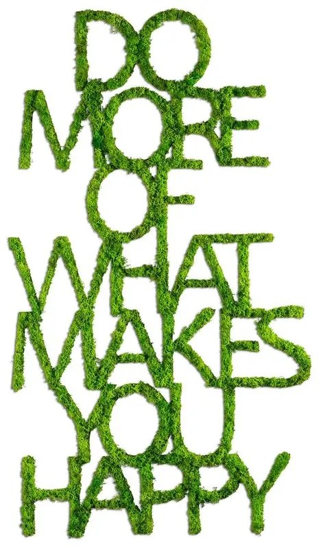 Fém fali dekoráció, Do More Of What Makes You Happy