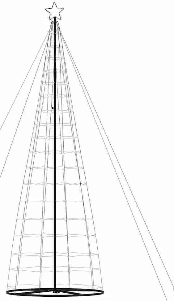 meleg fehér LED karácsonyfa 1534 LED 503 cm