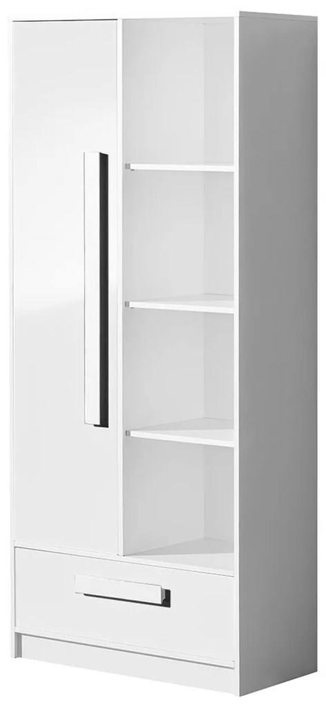 Regál Relova RL03 (fehér + fényes fehér + szürke) . 1104879