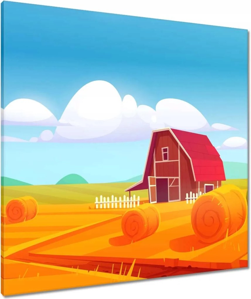 Vászonkép 80x80 Vidéki élet