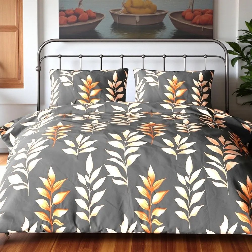 Pamut ágynemű BRES AUTUMN 4 részes 140x200 cm