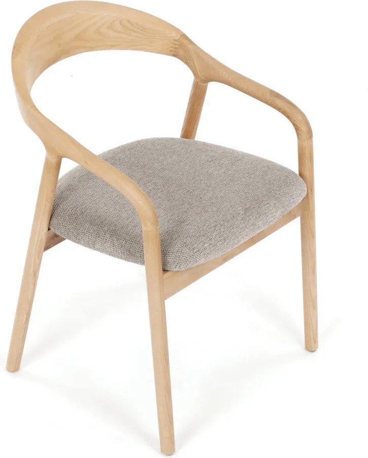 Jídelní židle, přírodní, dřevo, DCH-V3202 CRM2