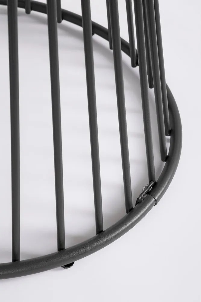 Acél kerek kerti étkezőasztal ø 120 cm Austin – Bizzotto