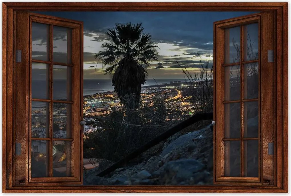 Poszterek 60x40 Tájkép pálmafákkal