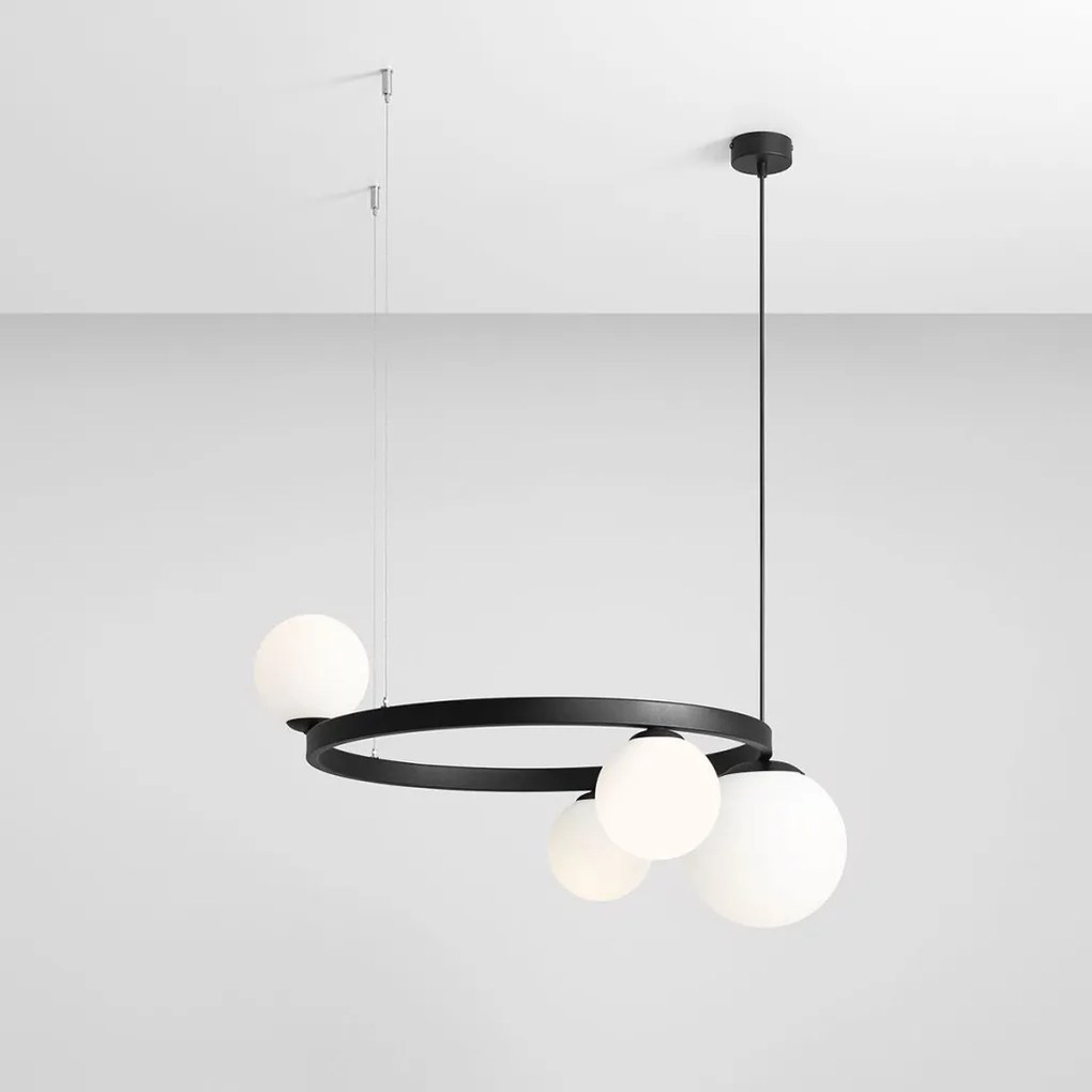 ALDEX 1099L1_R GARDA Modern Függesztett Lámpa Fekete E14/E27 IP20