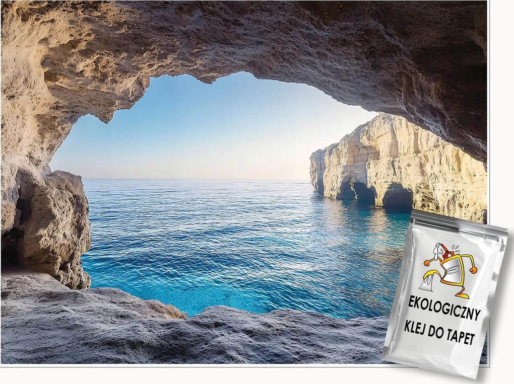 Fotótapéta Óceán Barlang 3D Tájkép Falra Hálószoba Nappali 400x280