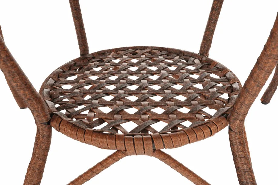 Kerti rattanszett 1+2, barna, JARUB