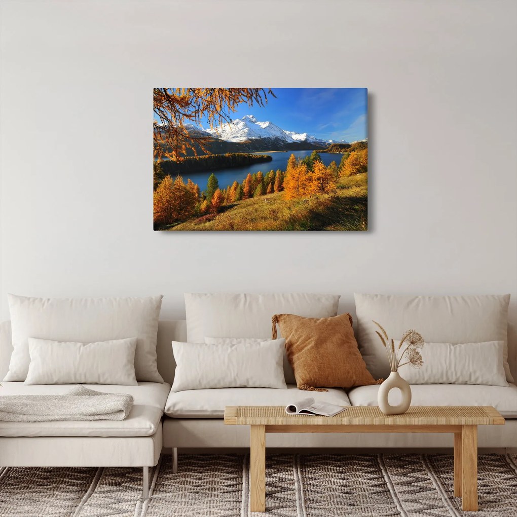 Kép - Ősz az Alpokban (90x60 cm)