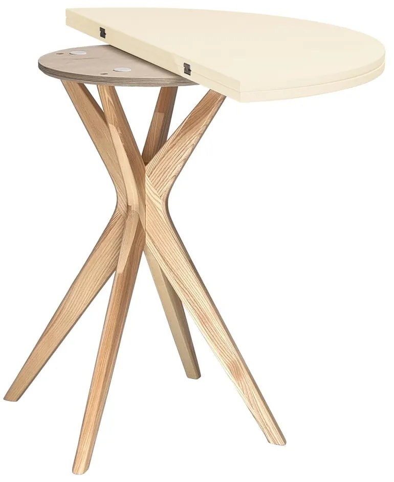 Kerek bővíthető étkezőasztal 45x90 cm Jubi – Ragaba