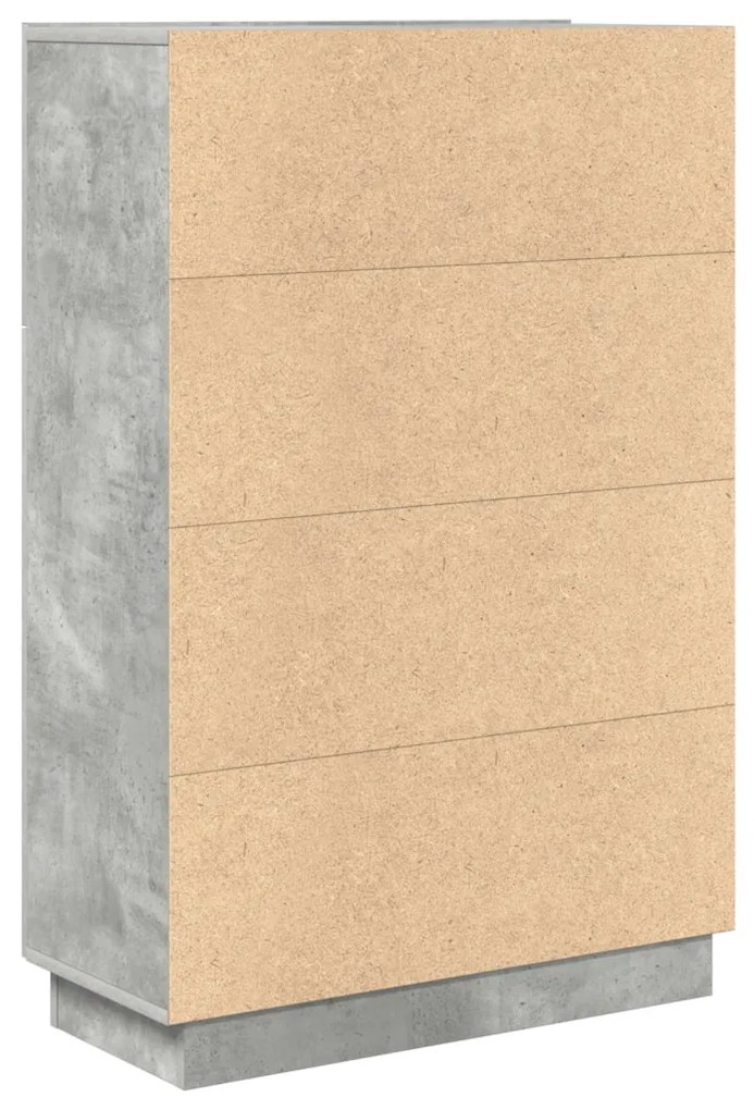 Beton Szürke Íróasztal Beton Szürke Mérnöki Fa Standard Tárolás