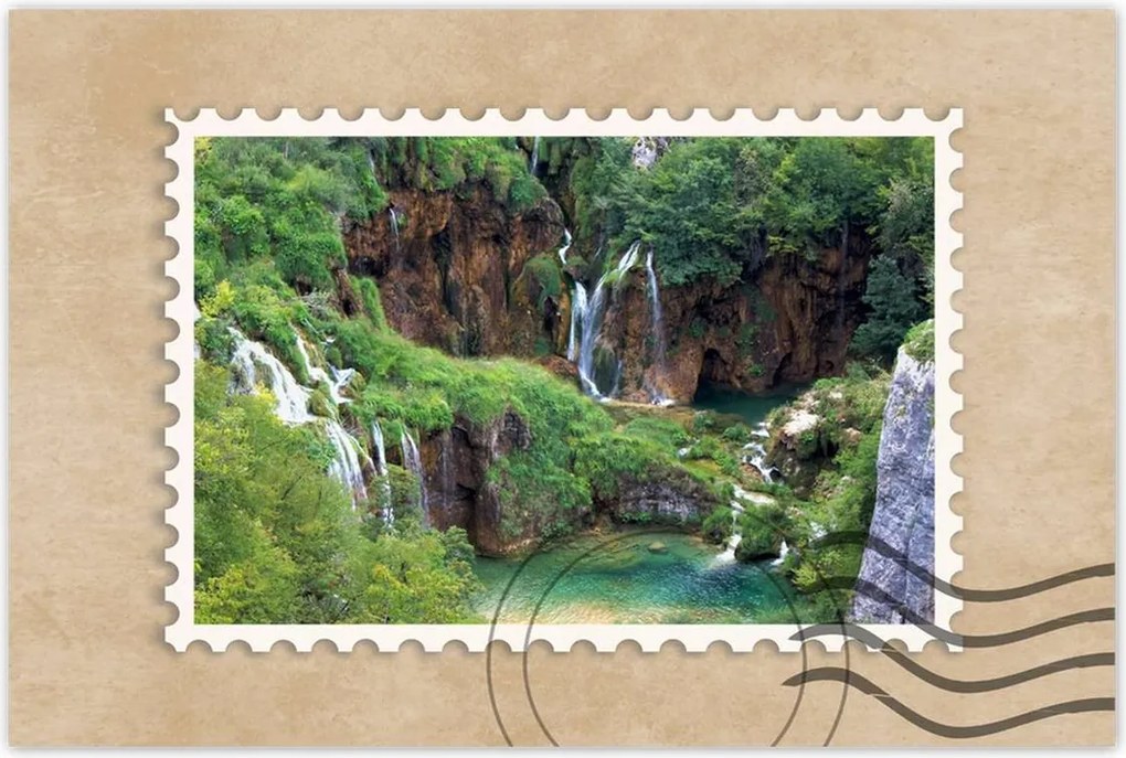 Poszterek 90x60 Magasabbra a vízesésnél