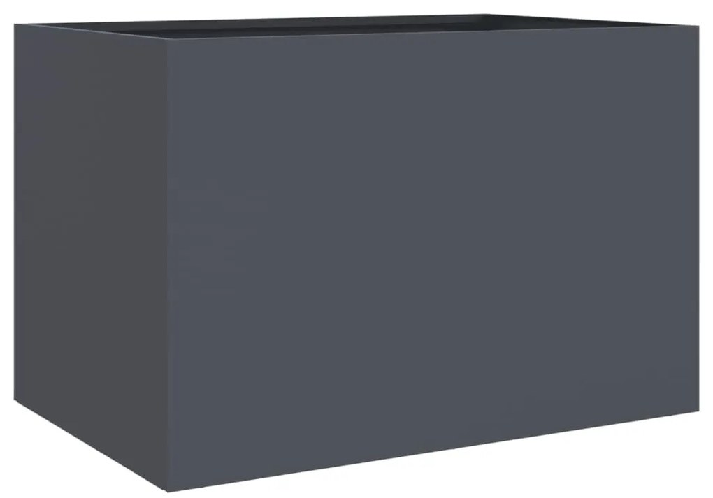 vidaXL antracitszürke acél növénytartó 62 x 47 x 46 cm