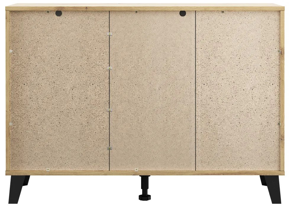 BOGAN 1D3S komód, tölgyfa artisan