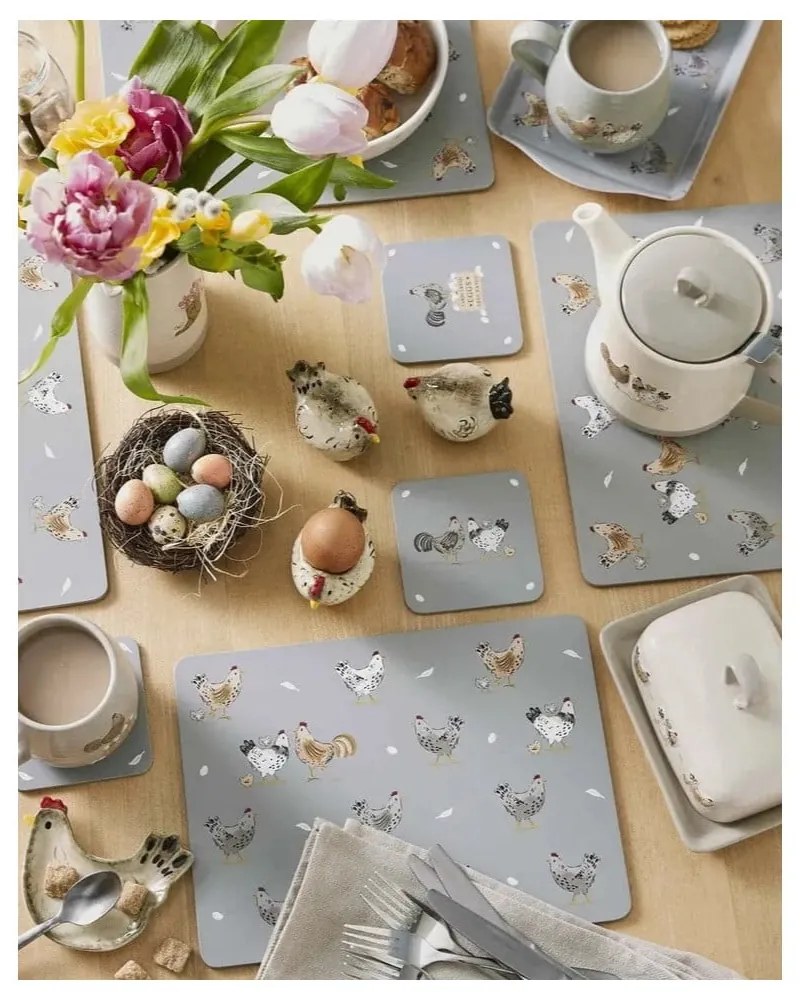Parafa tányéralátét szett 4 db-os 21x29 cm Hen House – Cooksmart ®