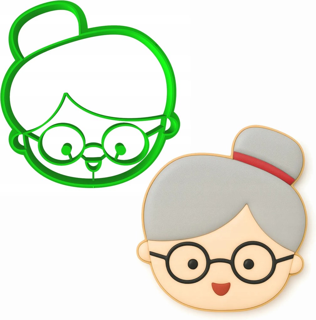 Karácsonyi Forma Karácsonyra Nagymama Napja Télapó Nagymama