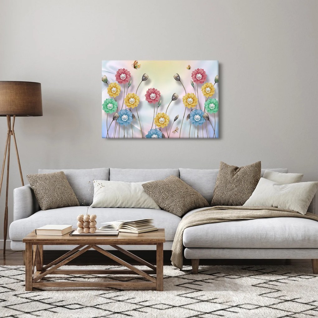 Kép - Színes rét (90x60 cm)